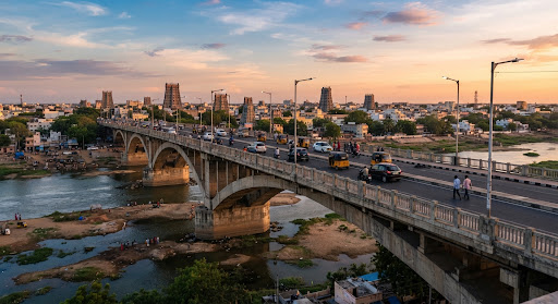 Vaigai river bridge