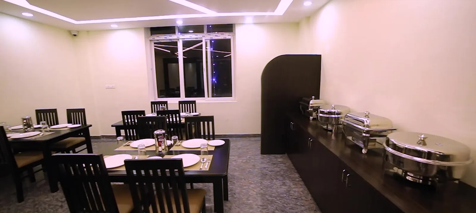 The multi-cuisine restaurant