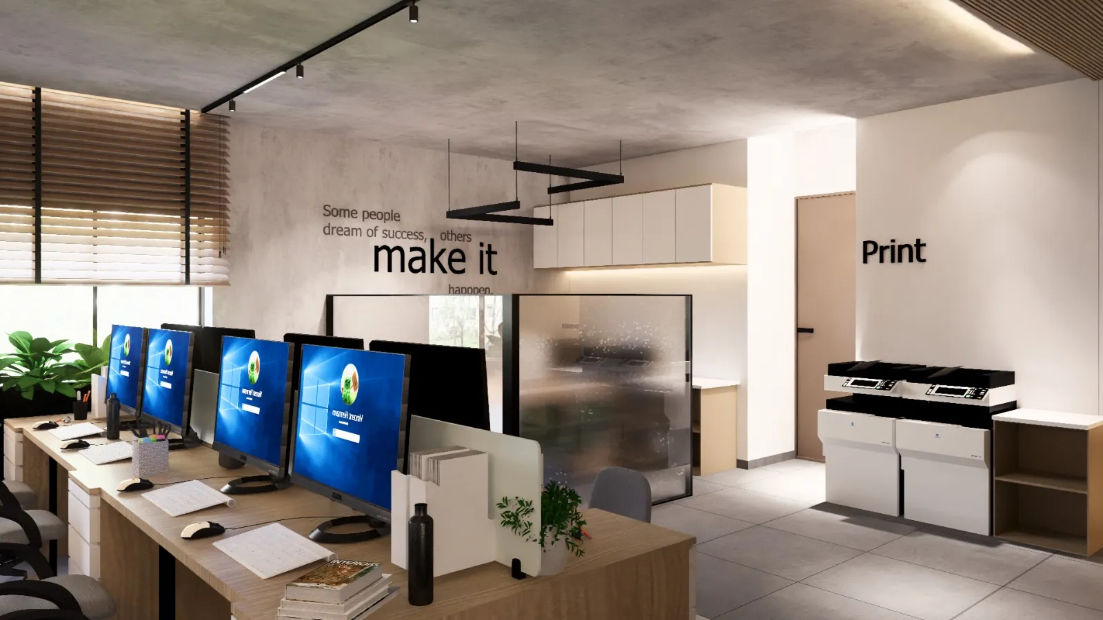 Office floor (interior concept)