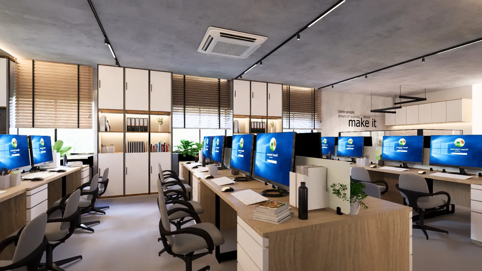 Open work area (interior concept)