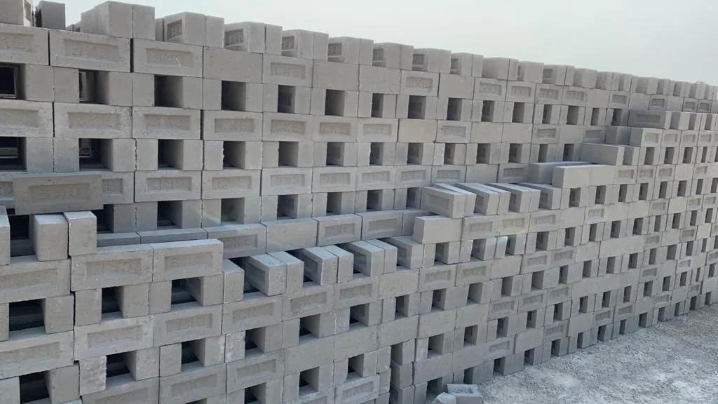 Bricks in stock — Fly ash bricks in stock.
